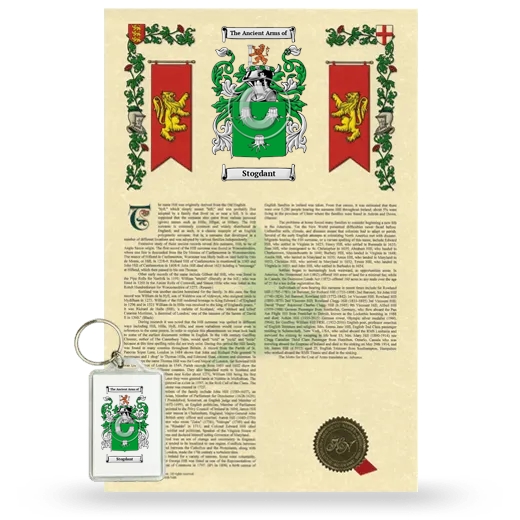 Stogdant Armorial History and Keychain Package