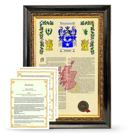 Starmont Framed Armorial History and Symbolism - Heirloom