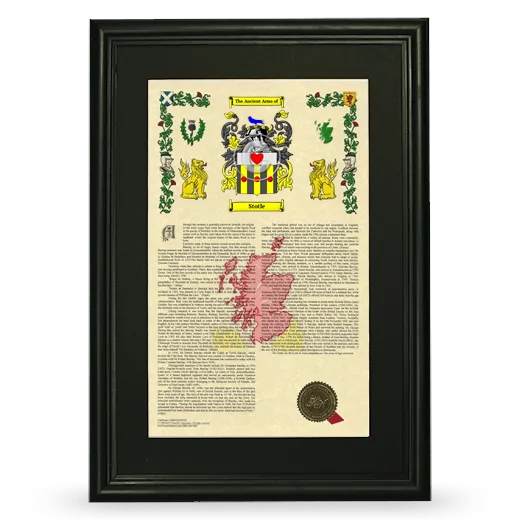 Stotle Deluxe Armorial Framed - Black