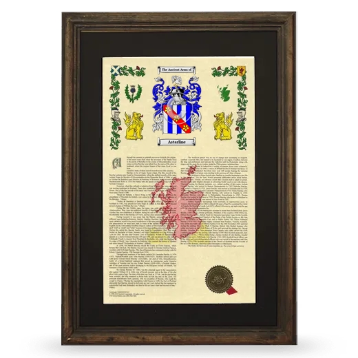 Astarline Deluxe Armorial Framed - Brown