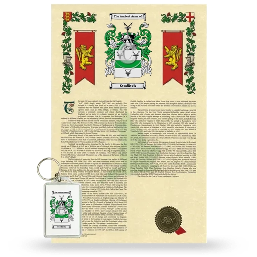 Stodlitch Armorial History and Keychain Package
