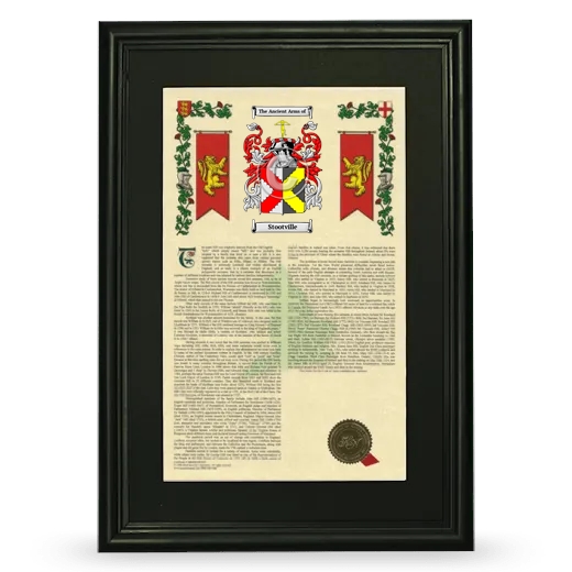 Stootville Deluxe Armorial Framed - Black