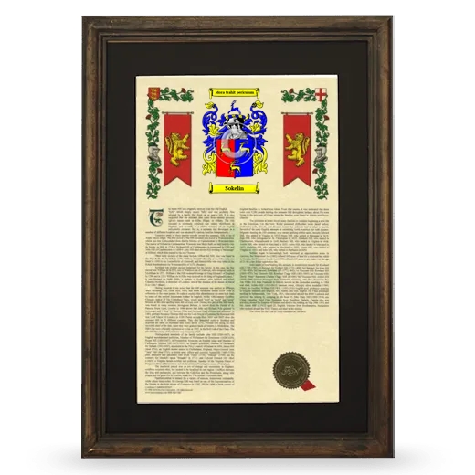 Sokelin Deluxe Armorial Framed - Brown