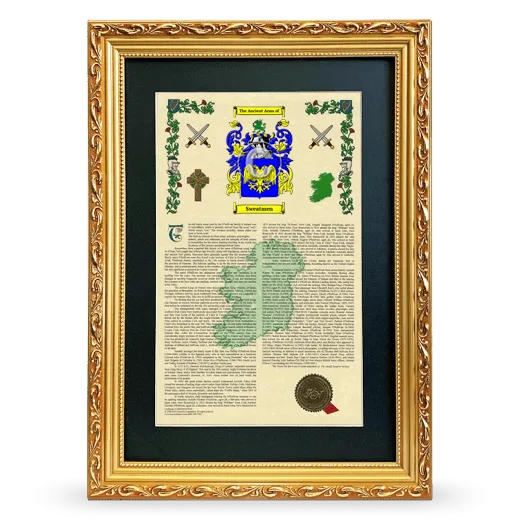 Sweatmen Deluxe Armorial Framed - Gold