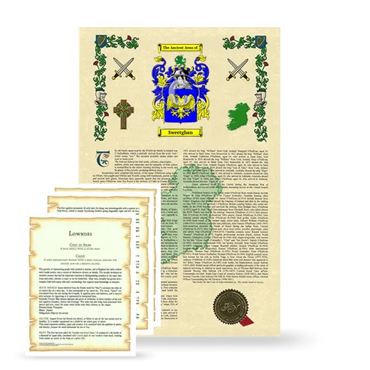 Sweetghan Armorial History and Symbolism package