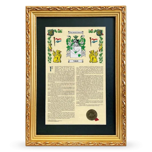 Takele Deluxe Armorial Framed - Gold