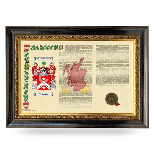 Telfearde Armorial Landscape Framed - Heirloom