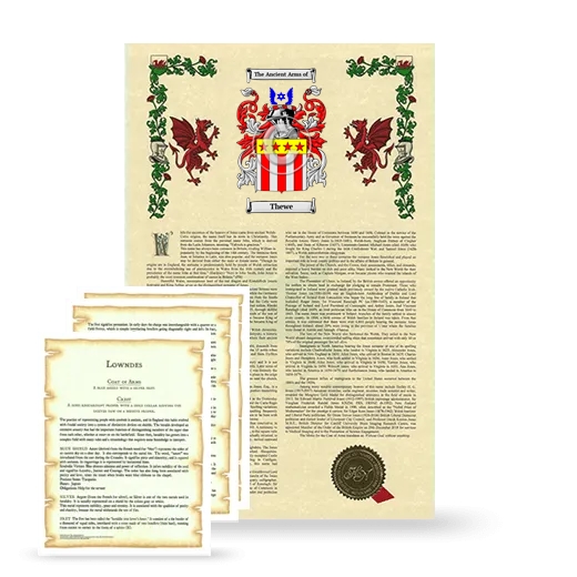 Thewe Armorial History and Symbolism package