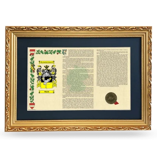 Tkach Deluxe Armorial Landscape Framed - Gold