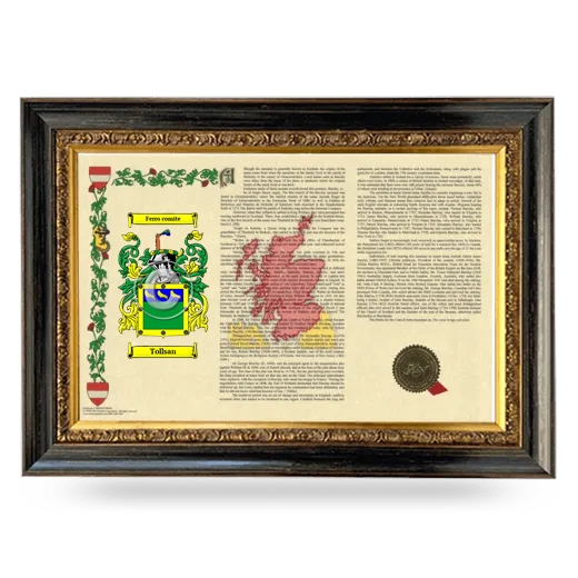 Tollsan Armorial Landscape Framed - Heirloom