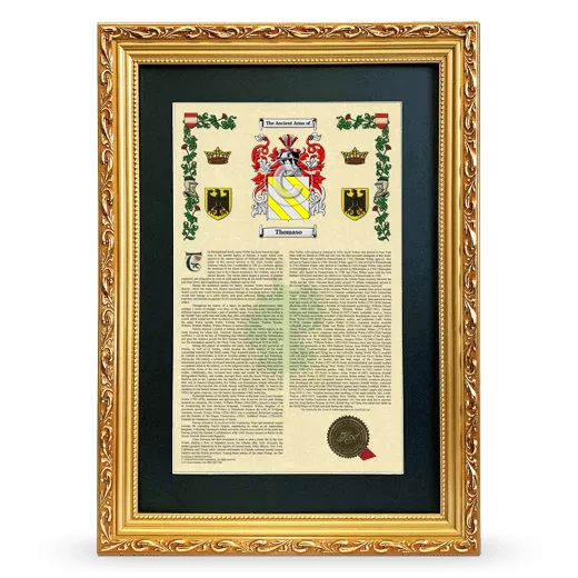 Thomaso Deluxe Armorial Framed - Gold