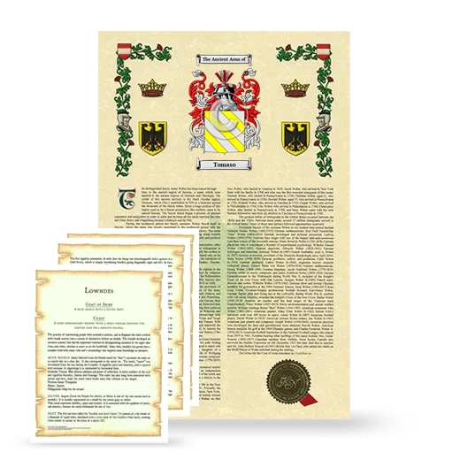 Tomaso Armorial History and Symbolism package