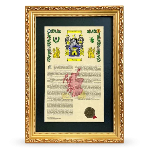 Thuray Deluxe Armorial Framed - Gold