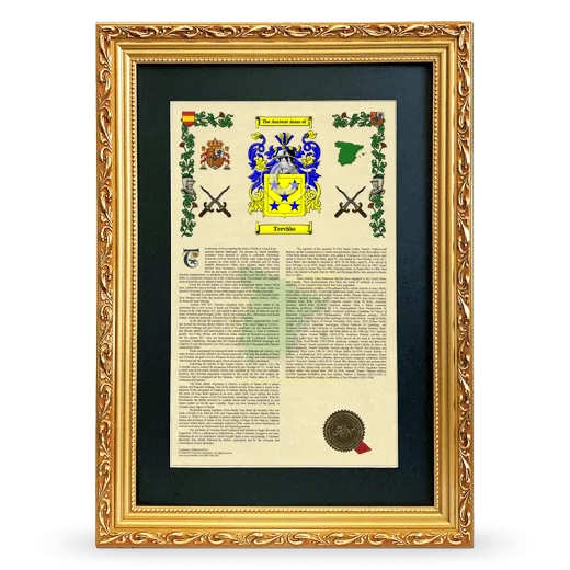 Treviño Deluxe Armorial Framed - Gold