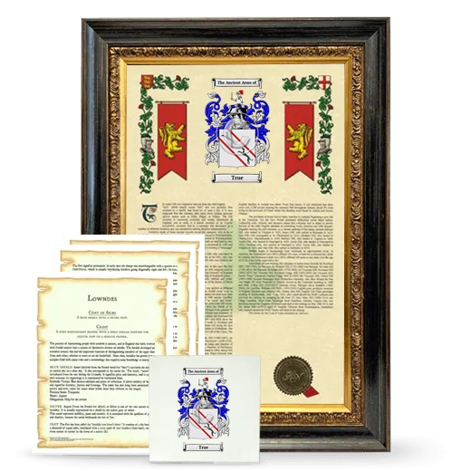 True Framed Armorial, Symbolism and Large Tile - Heirloom