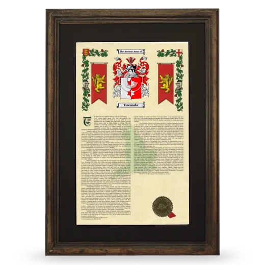 Townnake Deluxe Armorial Framed - Brown