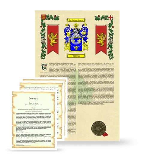 Yonwin Armorial History and Symbolism package