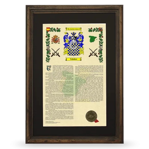 Valadare Deluxe Armorial Framed - Brown