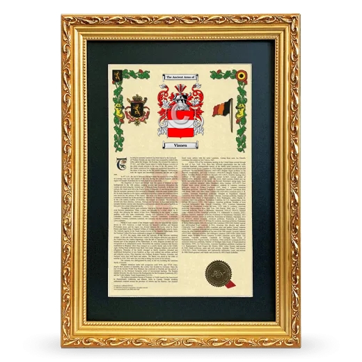 Vianen Deluxe Armorial Framed - Gold