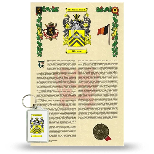 Filsteren Armorial History and Keychain Package