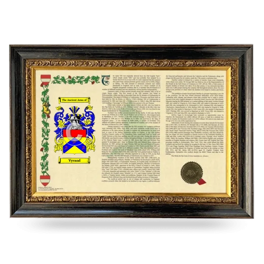 Vyvand Armorial Landscape Framed - Heirloom