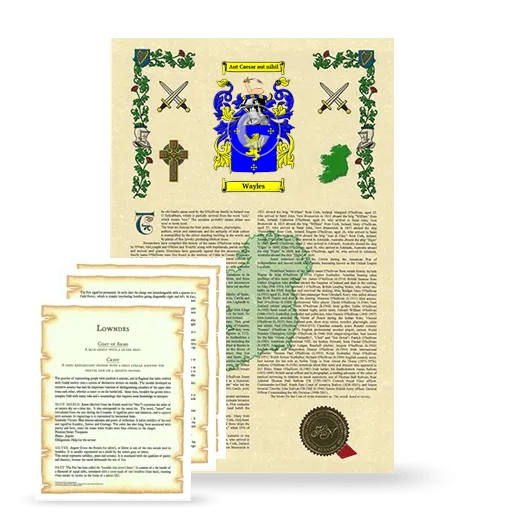 Wayles Armorial History and Symbolism package