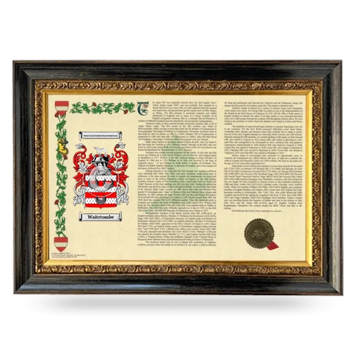 Waitrtombe Armorial Landscape Framed - Heirloom