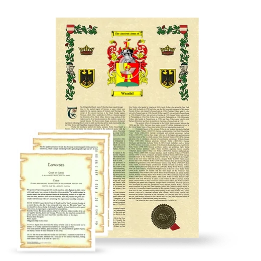 Wandal Armorial History and Symbolism package