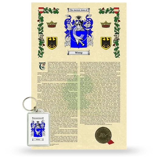 Weerp Armorial History and Keychain Package