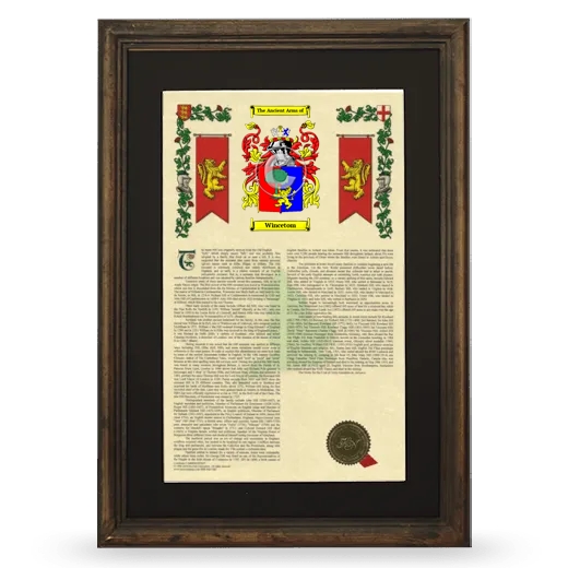 Wincetom Deluxe Armorial Framed - Brown