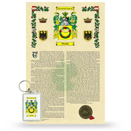 Wreade Armorial History and Keychain Package
