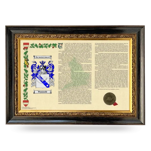 Wynearde Armorial Landscape Framed - Heirloom