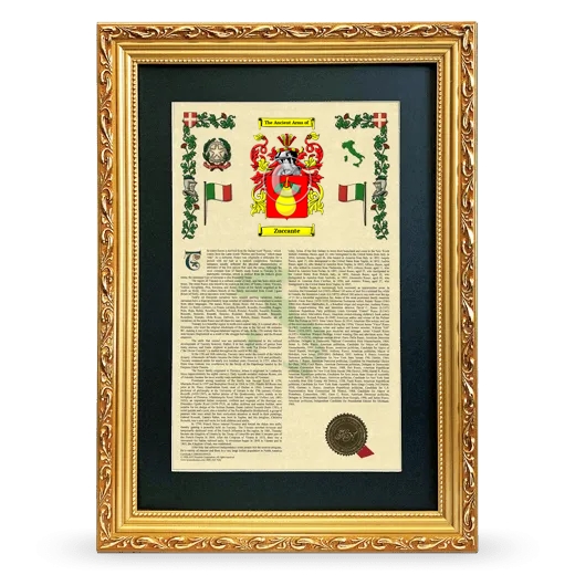 Zuccante Deluxe Armorial Framed - Gold