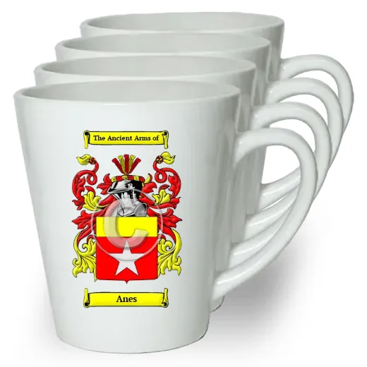 Anes Set of 4 Latte Mugs