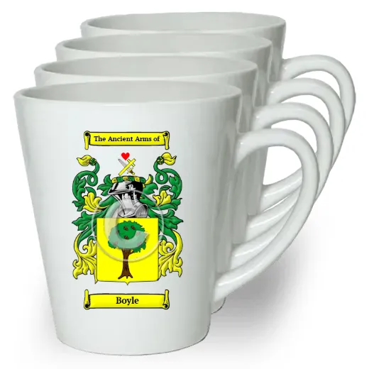Boyle Set of 4 Latte Mugs
