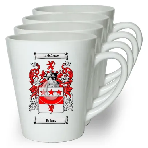 Briars Set of 4 Latte Mugs
