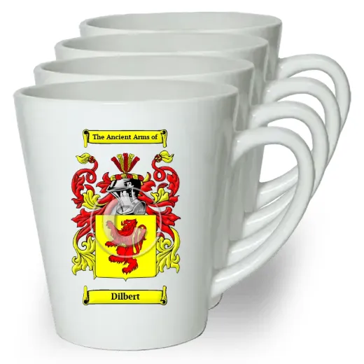 Dilbert Set of 4 Latte Mugs