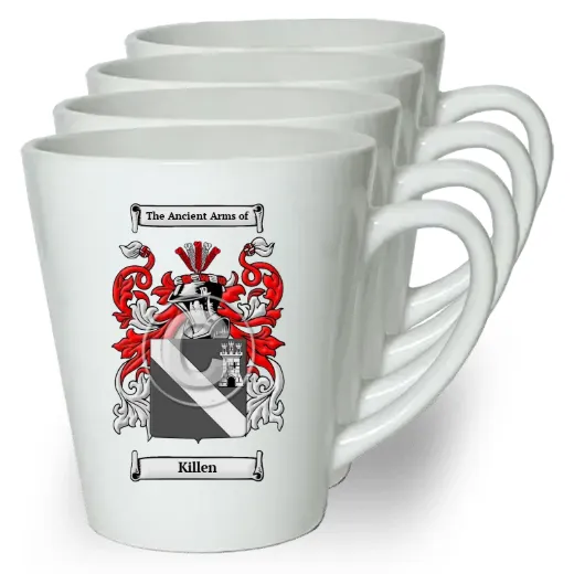 Killen Set of 4 Latte Mugs