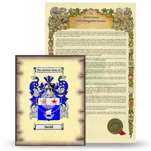 Bauld Coat of Arms and Surname History Package