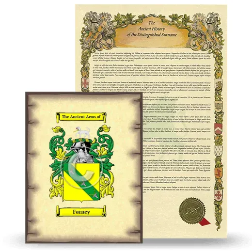 Farney Coat of Arms and Surname History Package
