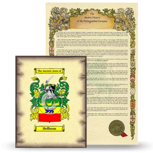 Hefferon Coat of Arms and Surname History Package