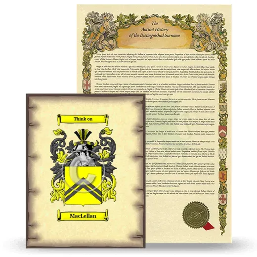 MacLellan Coat of Arms and Surname History Package
