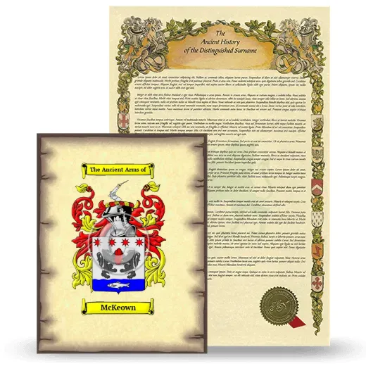 McKeown Coat of Arms and Surname History Package