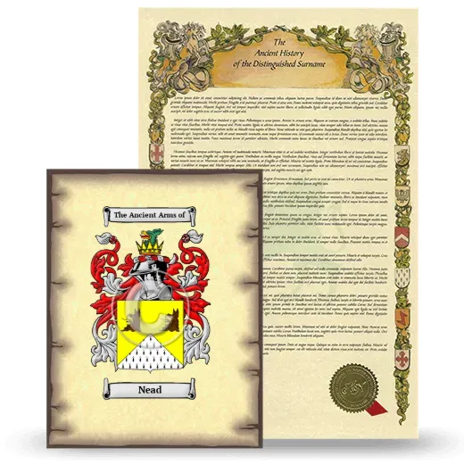 Nead Coat of Arms and Surname History Package