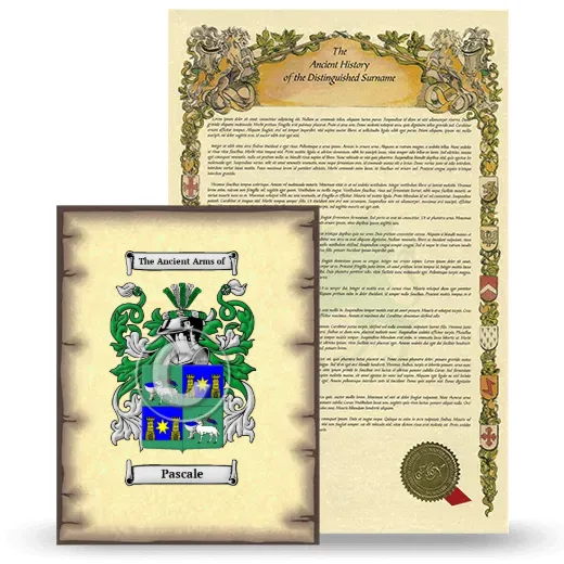 Pascale Coat of Arms and Surname History Package