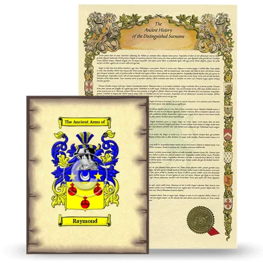 Raymond Coat of Arms and Surname History Package