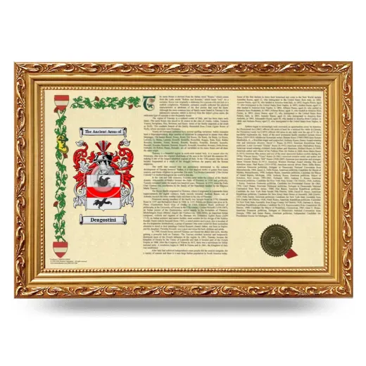 Deagostini Armorial Landscape Framed - Gold