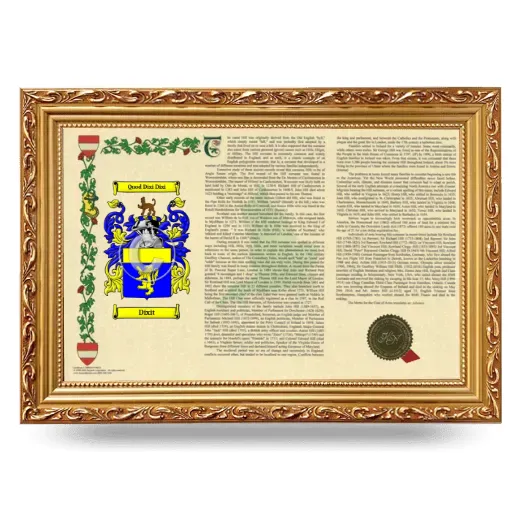Dixit Armorial Landscape Framed - Gold