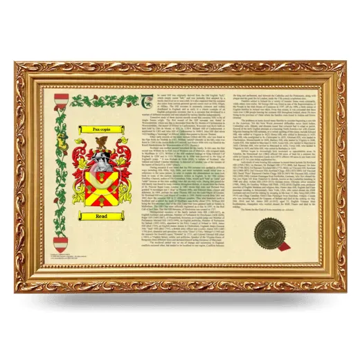 Read Armorial Landscape Framed - Gold