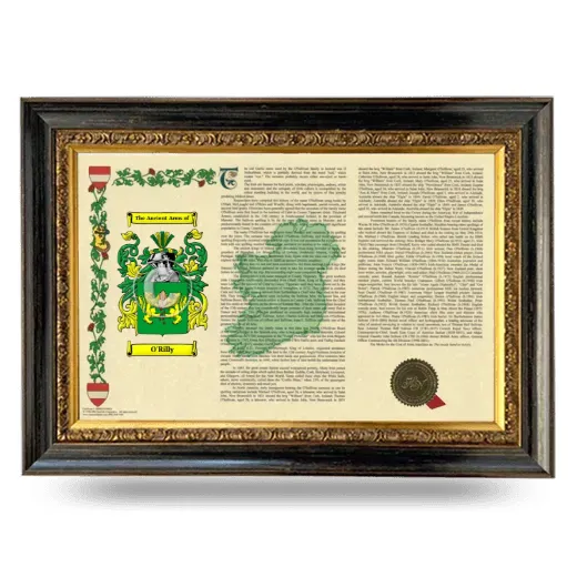O'Rilly Armorial Landscape Framed - Heirloom